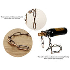 Magic Iron Chain Wine Bottle Holder